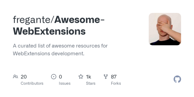 fregante/Awesome-WebExtensions 源码下载与部署教程-源码站