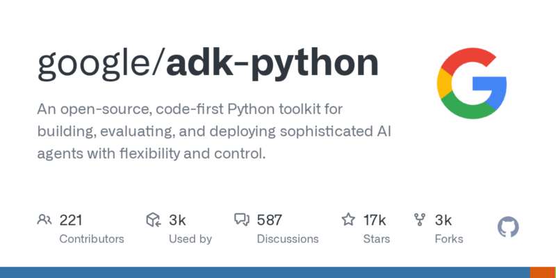 google/adk-python 源码下载与部署教程-源码站