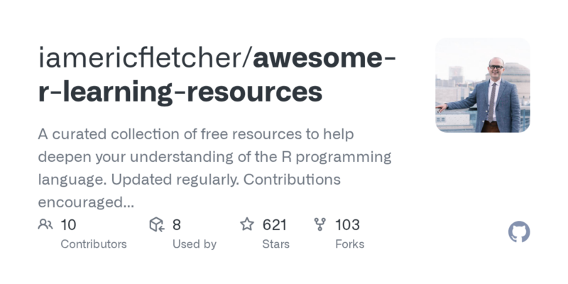 iamericfletcher/awesome-r-learning-resources 源码下载_部署教程_开源项目-源码站