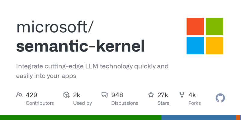 microsoft/semantic-kernel 源码下载与部署教程-源码站