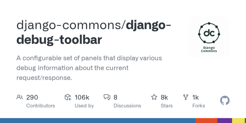 django-commons/django-debug-toolbar 源码下载_部署教程_开源项目-源码站