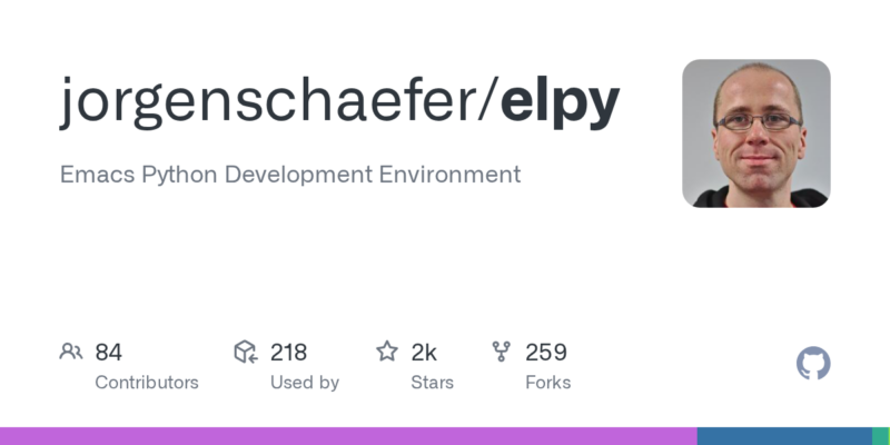 jorgenschaefer/elpy 源码下载_部署教程_开源项目-源码站