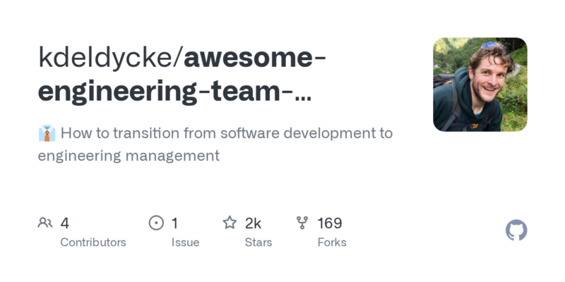 kdeldycke/awesome-engineering-team-management 源码下载与部署教程-源码站