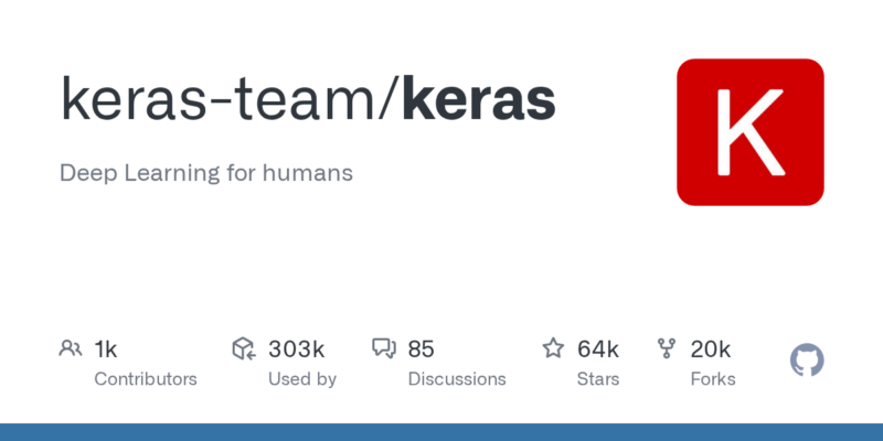 keras-team/keras 源码下载与部署教程-源码站
