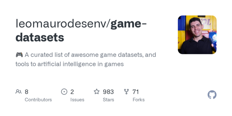 leomaurodesenv/game-datasets 源码下载与部署教程-源码站