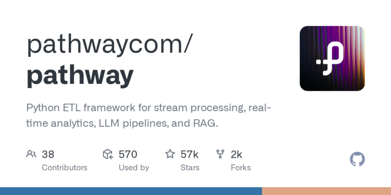 pathwaycom/pathway 源码下载与部署教程-源码站
