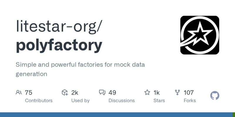 litestar-org/polyfactory 源码下载_部署教程_开源项目-源码站