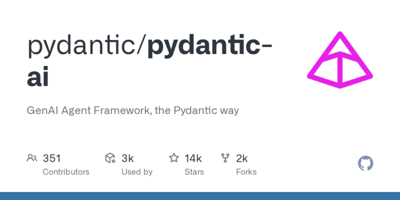 pydantic/pydantic-ai 源码下载与部署教程-源码站