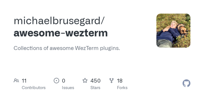 michaelbrusegard/awesome-wezterm 源码下载与部署教程-源码站