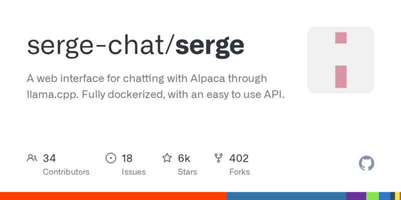 serge-chat/serge 源码下载与部署教程-源码站