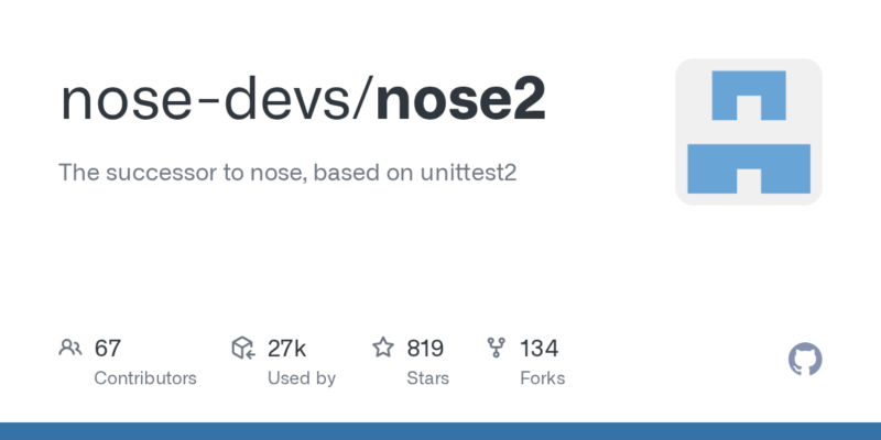 nose-devs/nose2 源码下载与部署教程-源码站