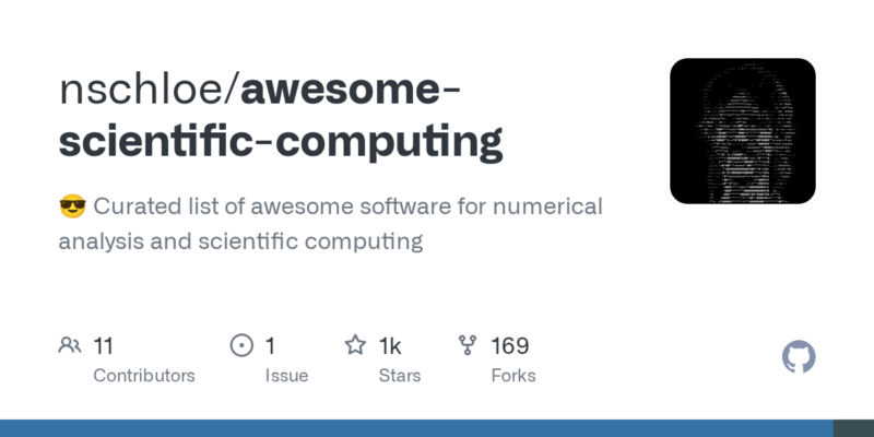 nschloe/awesome-scientific-computing 源码下载与部署教程-源码站