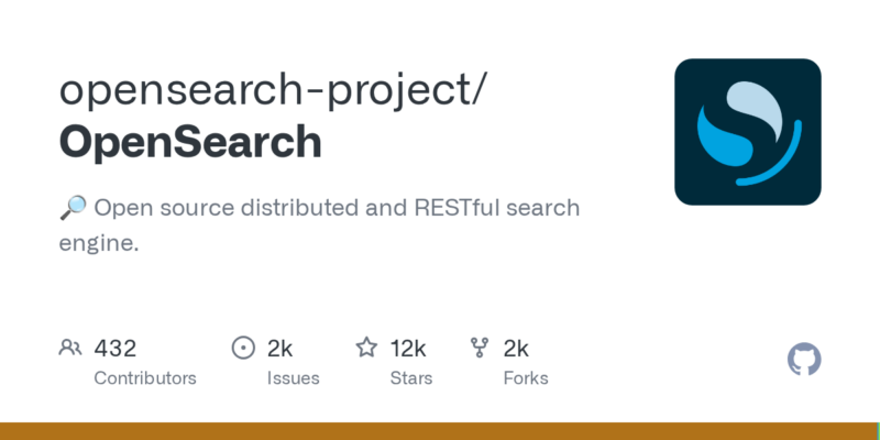 opensearch-project/OpenSearch 源码下载_部署教程_开源项目-源码站