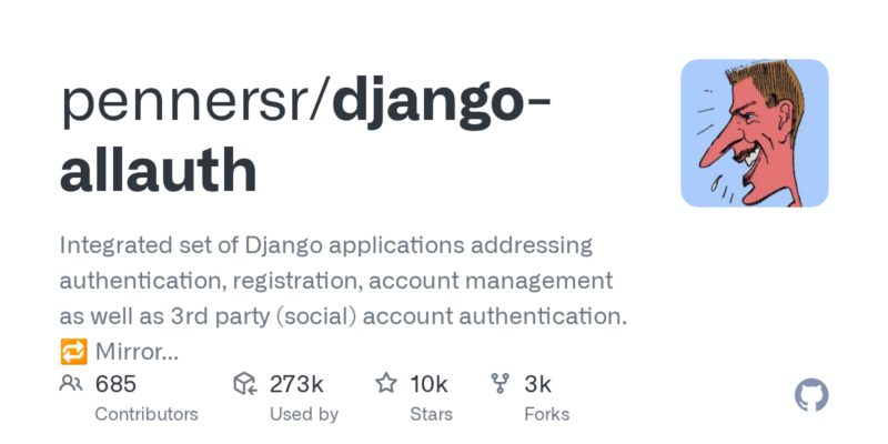 pennersr/django-allauth 源码下载与部署教程-源码站