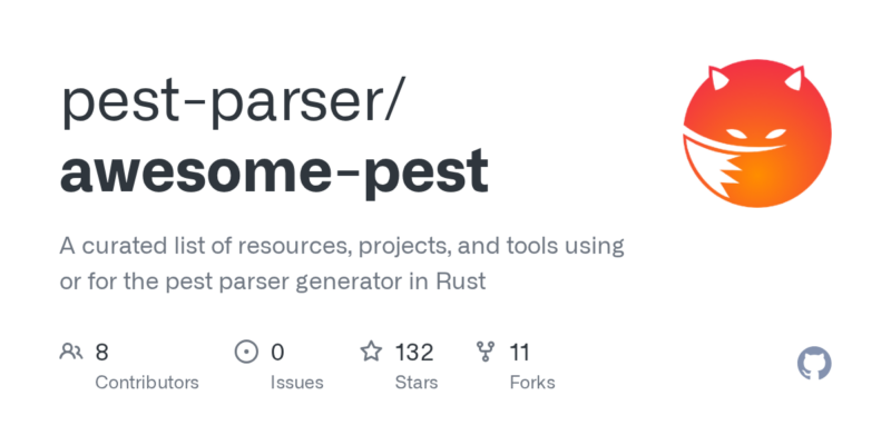 pest-parser/awesome-pest 源码下载_部署教程_开源项目-源码站
