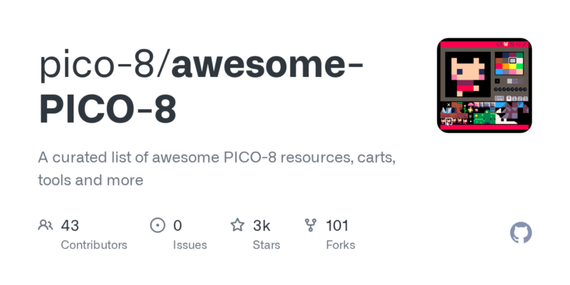 pico-8/awesome-PICO-8 源码下载与部署教程-源码站