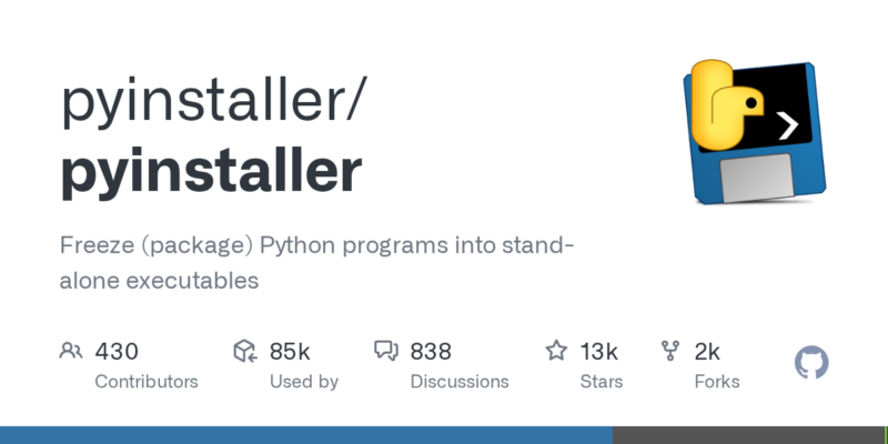 pyinstaller/pyinstaller 源码下载_部署教程_开源项目-源码站