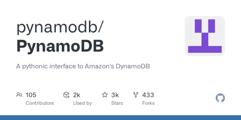 pynamodb/PynamoDB 源码下载与部署教程-源码站