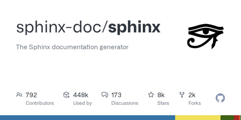 Sphinx文档生成工具，支持多种格式-源码站