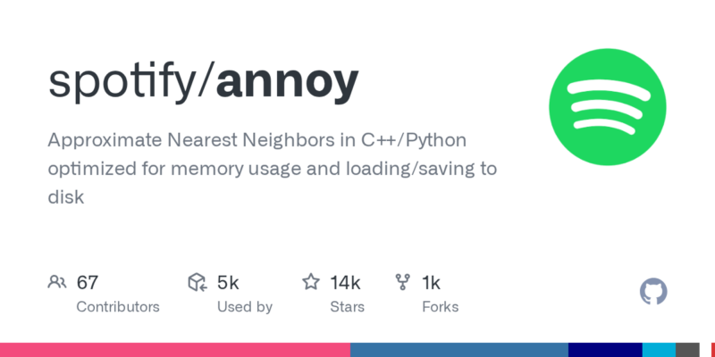 spotify/annoy 源码下载_部署教程_开源项目-源码站