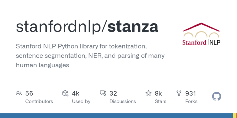 stanfordnlp/stanza 源码下载与部署教程-源码站