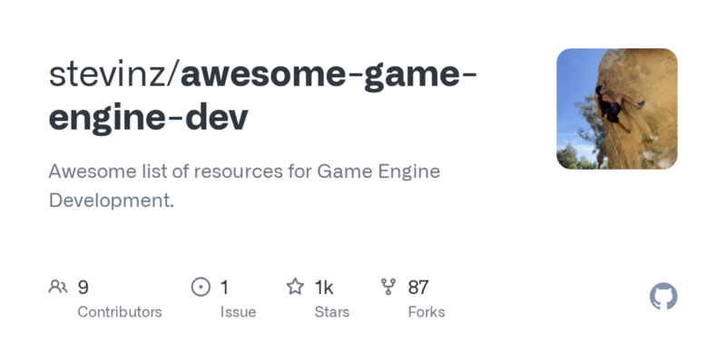 stevinz/awesome-game-engine-dev 源码下载与部署教程-源码站