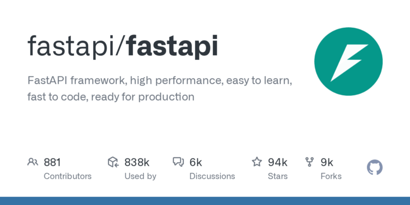 fastapi/fastapi 源码下载_部署教程_开源项目-源码站
