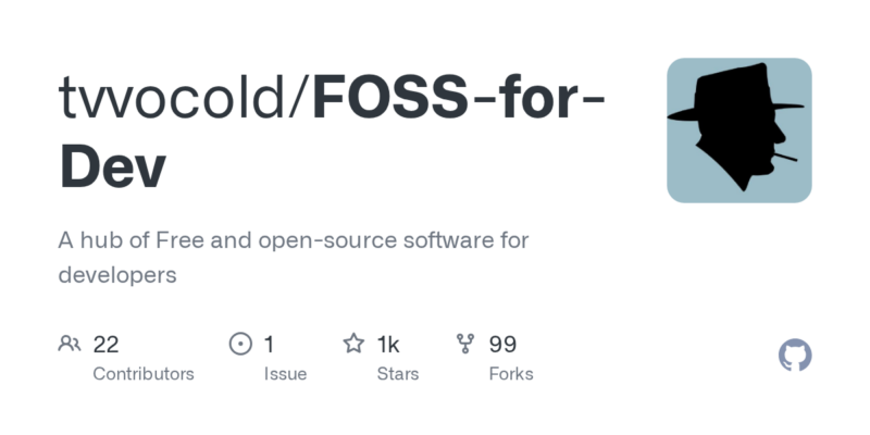 tvvocold/FOSS-for-Dev 源码下载与部署教程-源码站
