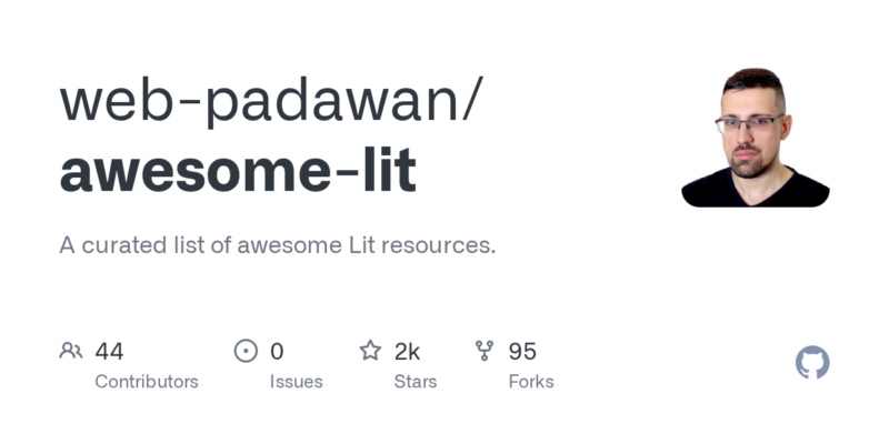 web-padawan/awesome-lit 源码下载与部署教程-源码站